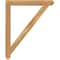 Ekena Millwork Traditional Arts & Crafts Rough Sawn Bracket, Western Red Cedar, 4"W x 38"D x 46"H BKT04X38X46TRA03RWR - alternate 3